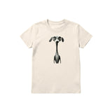 T-shirt Dog graphic 0023 - Natural