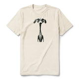 T-shirt Dog graphic 0023 - Natural