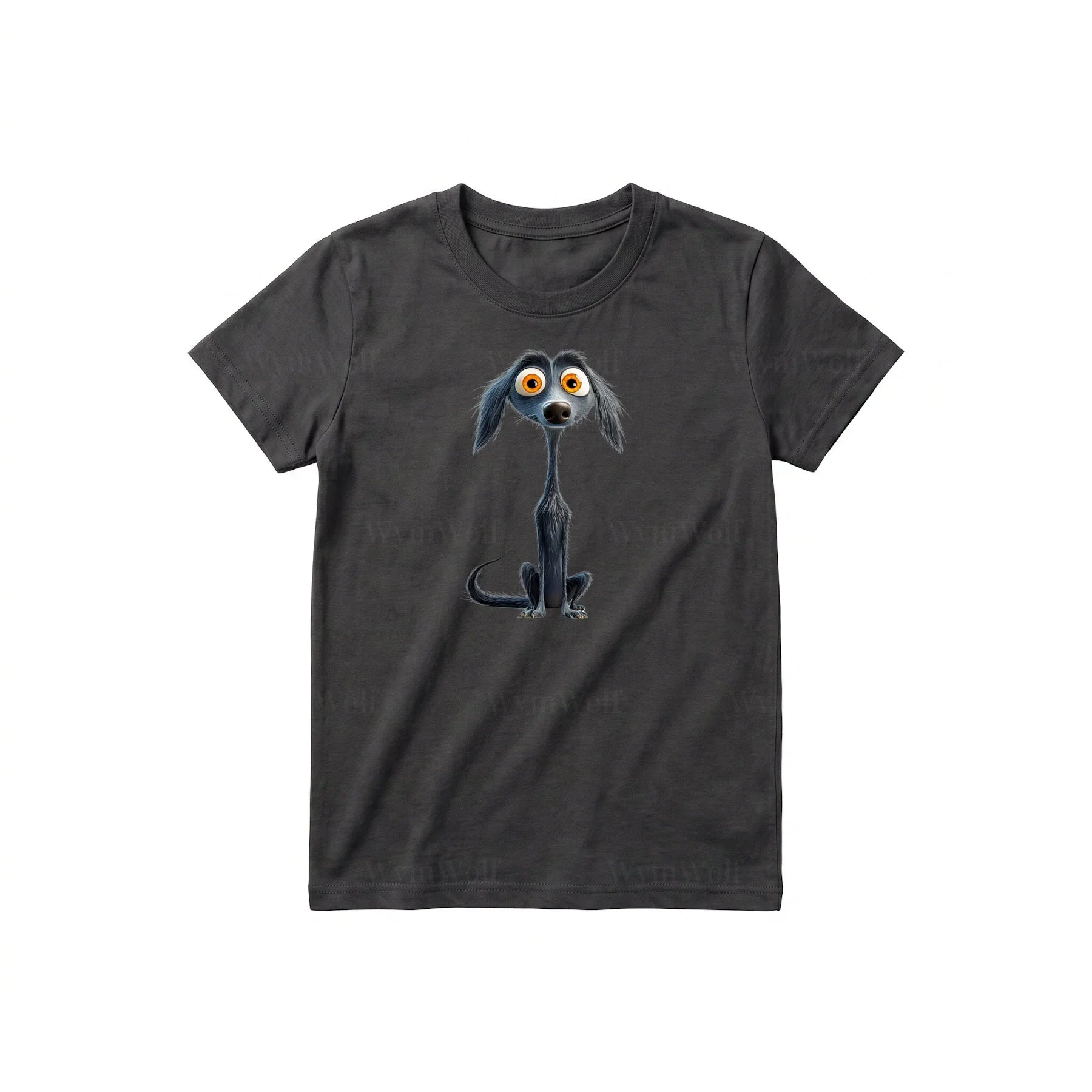 T-shirt Dog graphic 0024 - Dark Gray