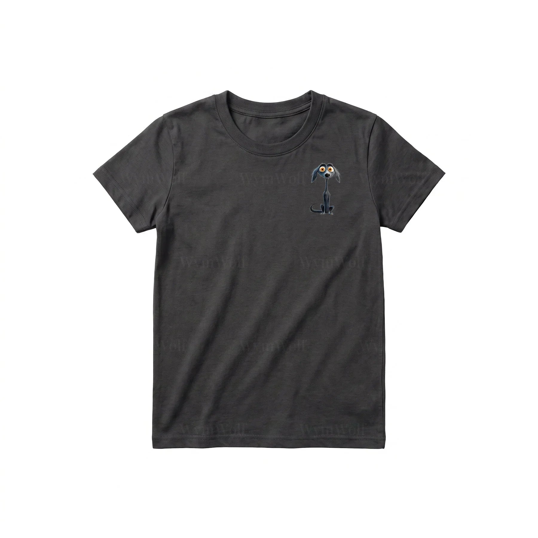 T-shirt Dog graphic 0024 - Dark Gray