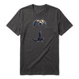 T-shirt Dog graphic 0024 - Dark Gray