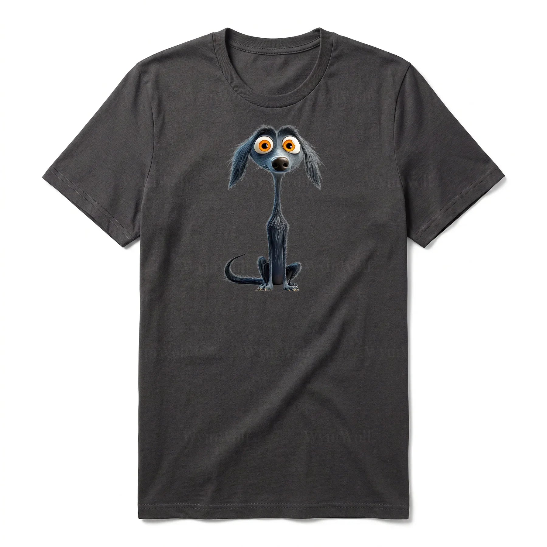 T-shirt Dog graphic 0024 - Dark Gray