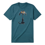 T-shirt Dog graphic 0024 - Deep Teal