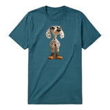 T-shirt Dog graphic 0025 - Deep Teal