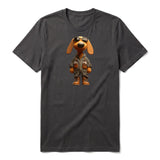 T-shirt Dog graphic 0026 - Dark Gray