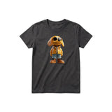 T-shirt Dog graphic 0027 - Dark Gray