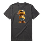 T-shirt Dog graphic 0027 - Dark Gray
