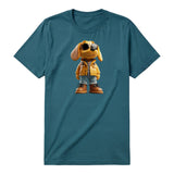 T-shirt Dog graphic 0027 - Deep Teal