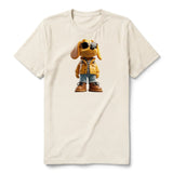 T-shirt Dog graphic 0027 - Natural