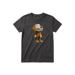 T-shirt Dog graphic 0028 - Dark Gray