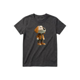 T-shirt Dog graphic 0028 - Dark Gray