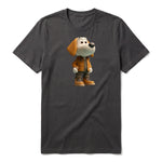 T-shirt Dog graphic 0028 - Dark Gray