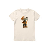 T-shirt Dog graphic 0028 - Natural