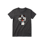 T-shirt Dog graphic 0029 - Dark Gray