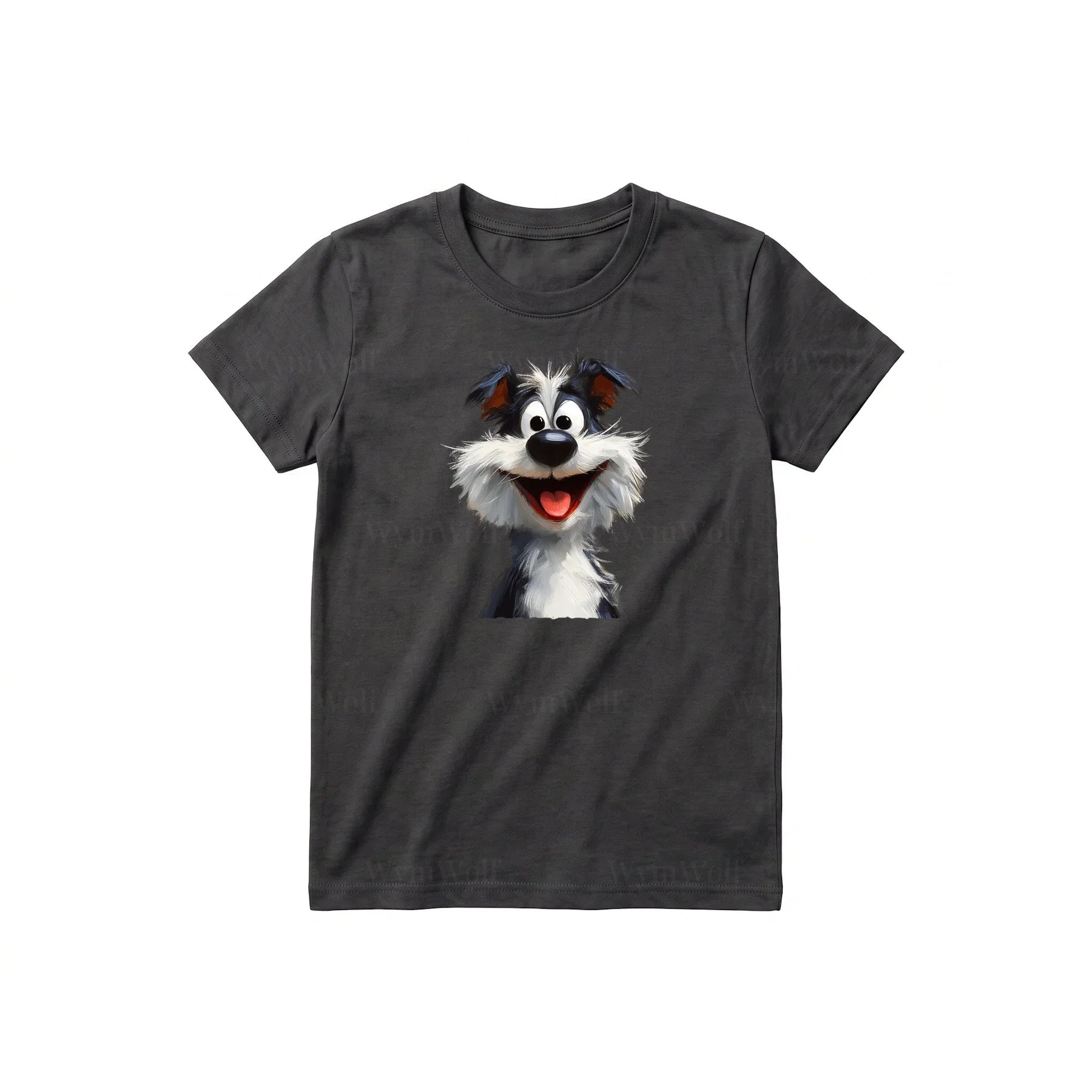 T-shirt Dog graphic 0029 - Dark Gray
