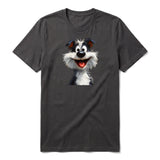 T-shirt Dog graphic 0029 - Dark Gray