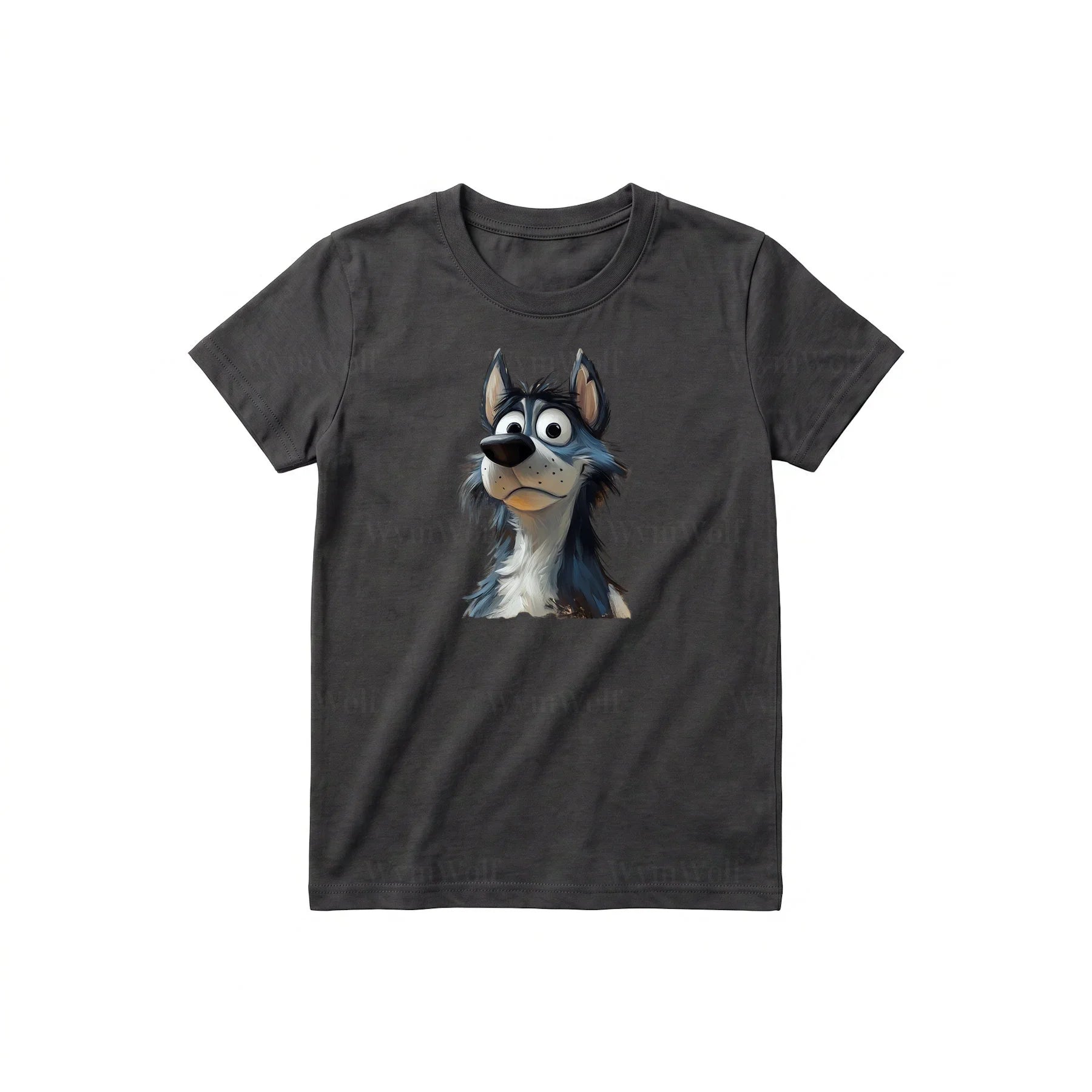 T-shirt Dog graphic 0030 - Dark Gray