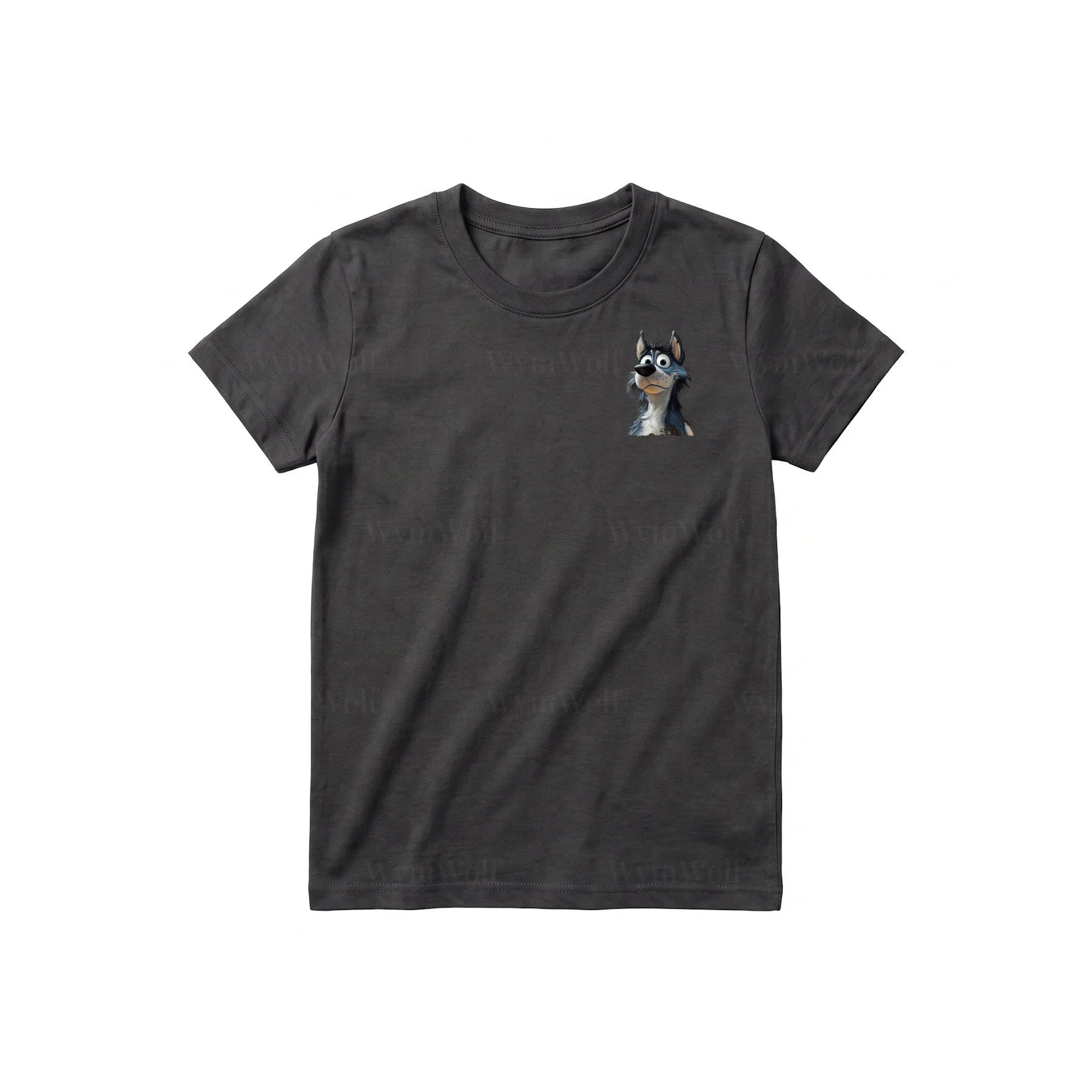 T-shirt Dog graphic 0030 - Dark Gray
