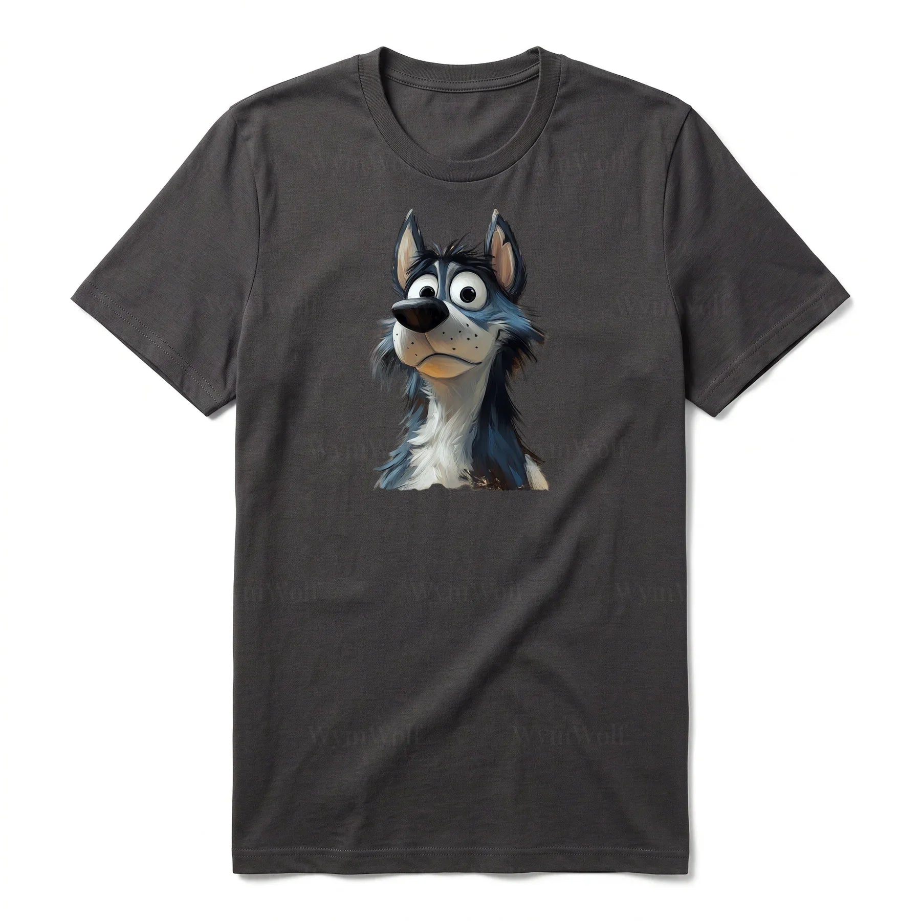 T-shirt Dog graphic 0030 - Dark Gray