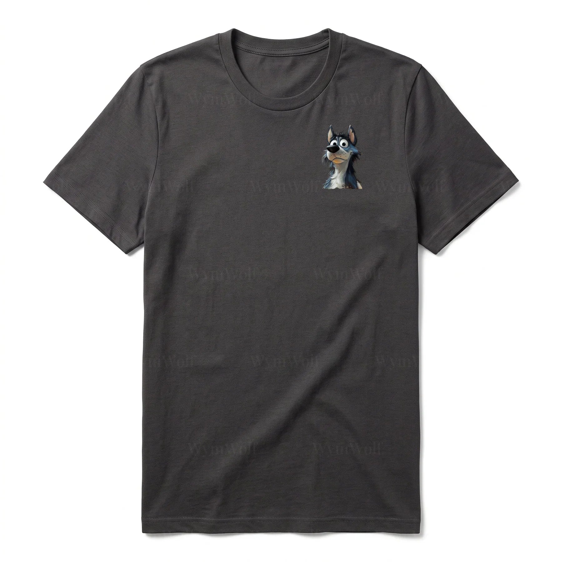 T-shirt Dog graphic 0030 - Dark Gray