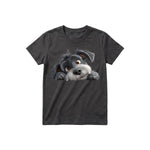 T-shirt Dog graphic 0031 - Dark Gray