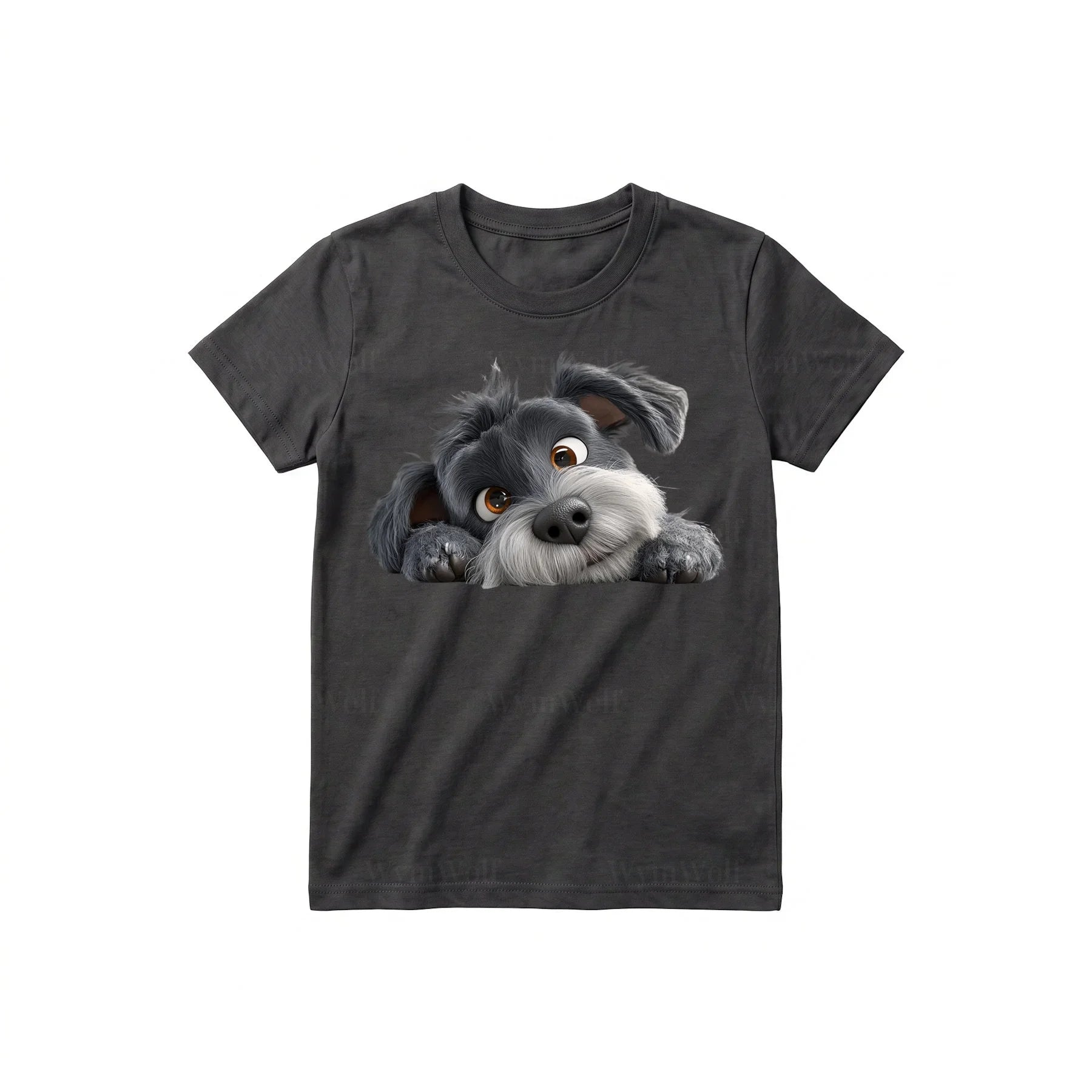 T-shirt Dog graphic 0031 - Dark Gray