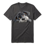 T-shirt Dog graphic 0031 - Dark Gray