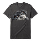T-shirt Dog graphic 0031 - Dark Gray