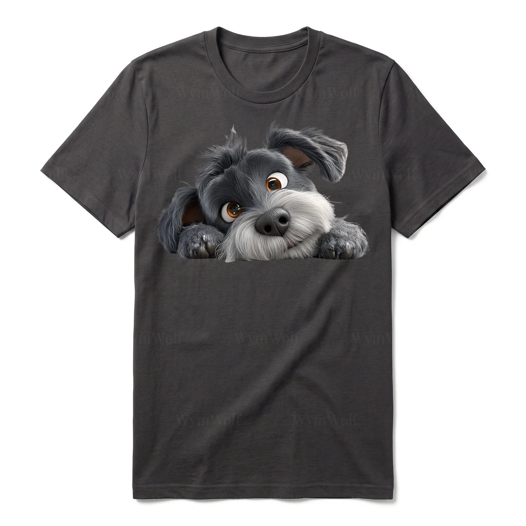 T-shirt Dog graphic 0031 - Dark Gray
