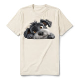 T-shirt Dog graphic 0031 - Natural