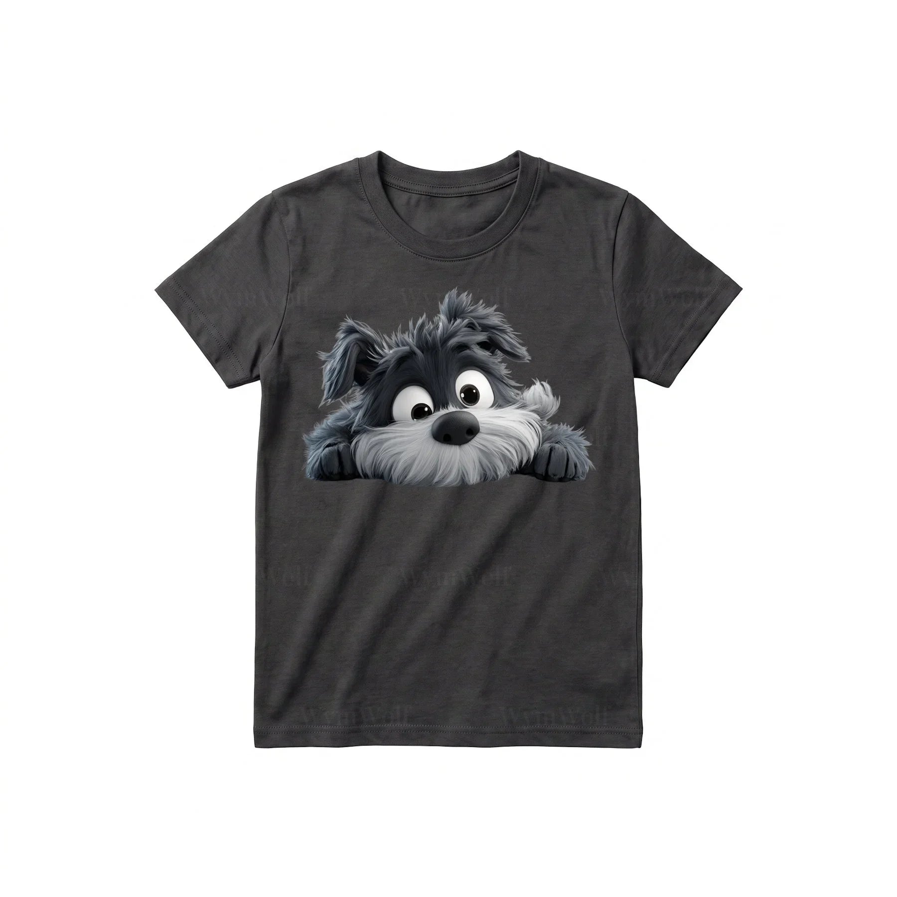 T-shirt Dog graphic 0032 - Dark Gray