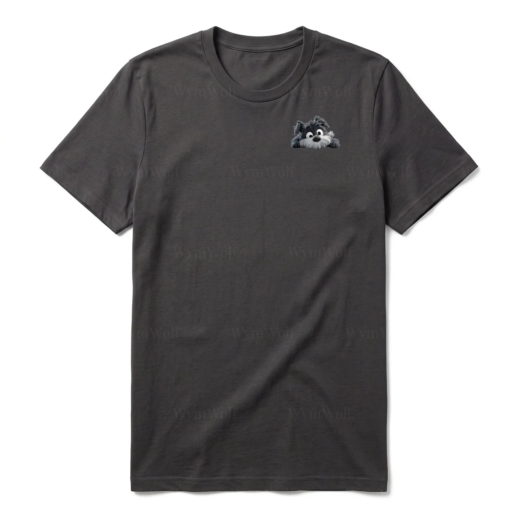 T-shirt Dog graphic 0032 - Dark Gray