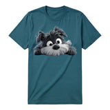 T-shirt Dog graphic 0032 - Deep Teal