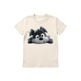 T-shirt Dog graphic 0032 - Natural