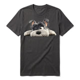 T-shirt Dog graphic 0033 - Dark Gray