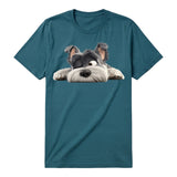 T-shirt Dog graphic 0033 - Deep Teal