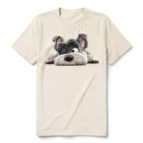 T-shirt Dog graphic 0033 - Natural