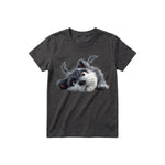 T-shirt Dog graphic 0034 - Dark Gray