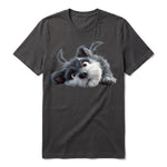T-shirt Dog graphic 0034 - Dark Gray
