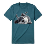 T-shirt Dog graphic 0034 - Deep Teal