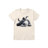 T-shirt Dog graphic 0034 - Natural