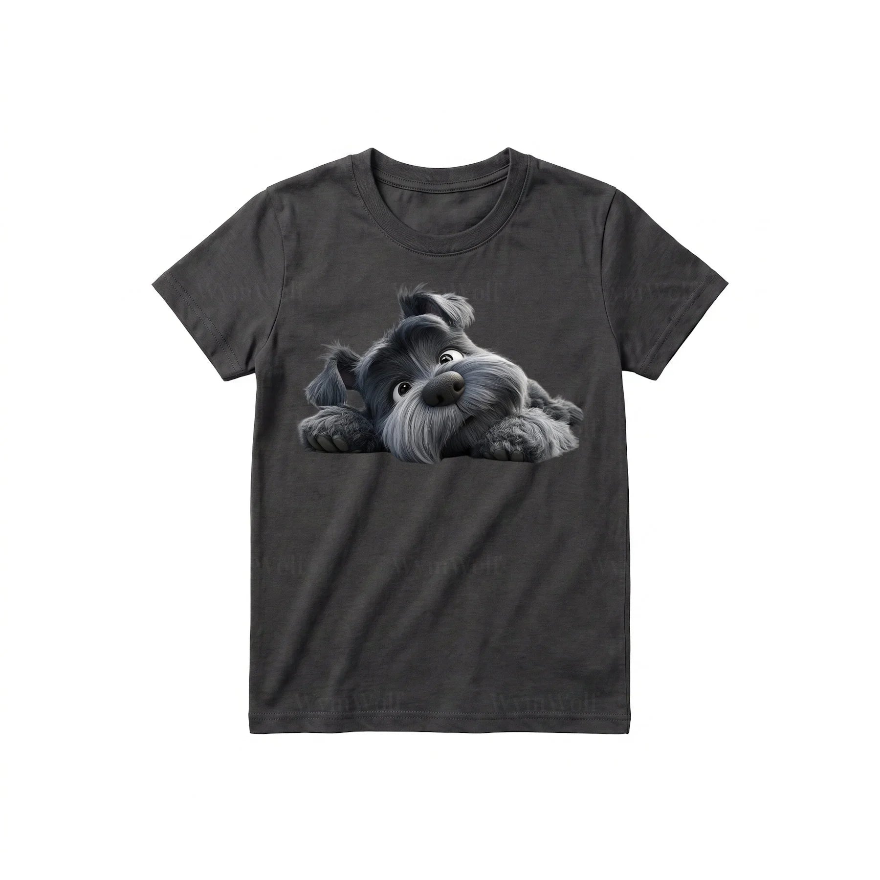 T-shirt Dog graphic 0035 - Dark Gray