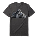 T-shirt Dog graphic 0035 - Dark Gray