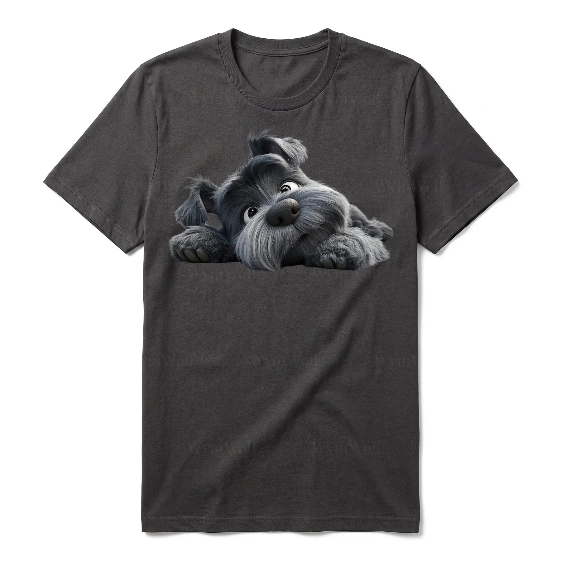 T-shirt Dog graphic 0035 - Dark Gray