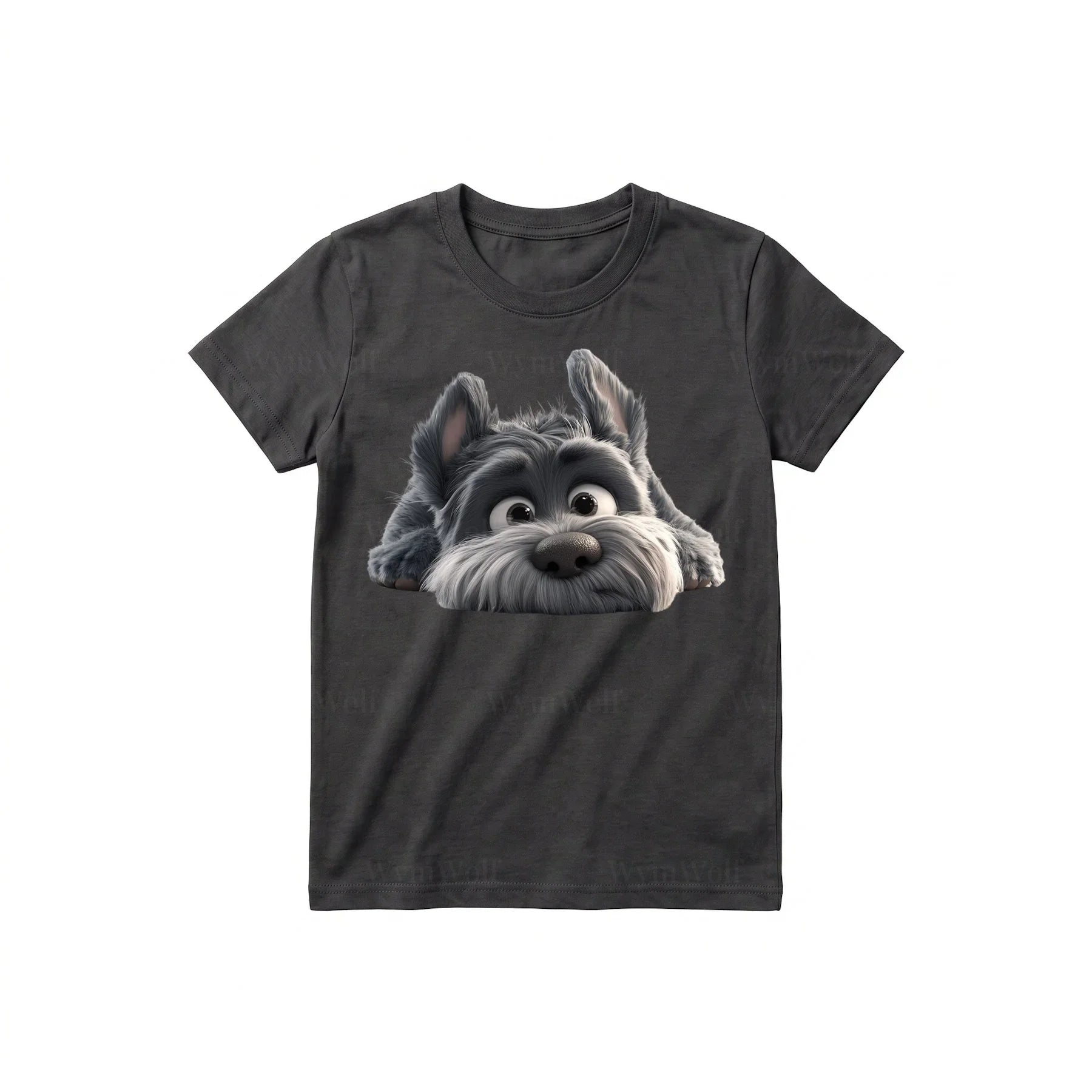 T-shirt Dog graphic 0036 - Dark Gray