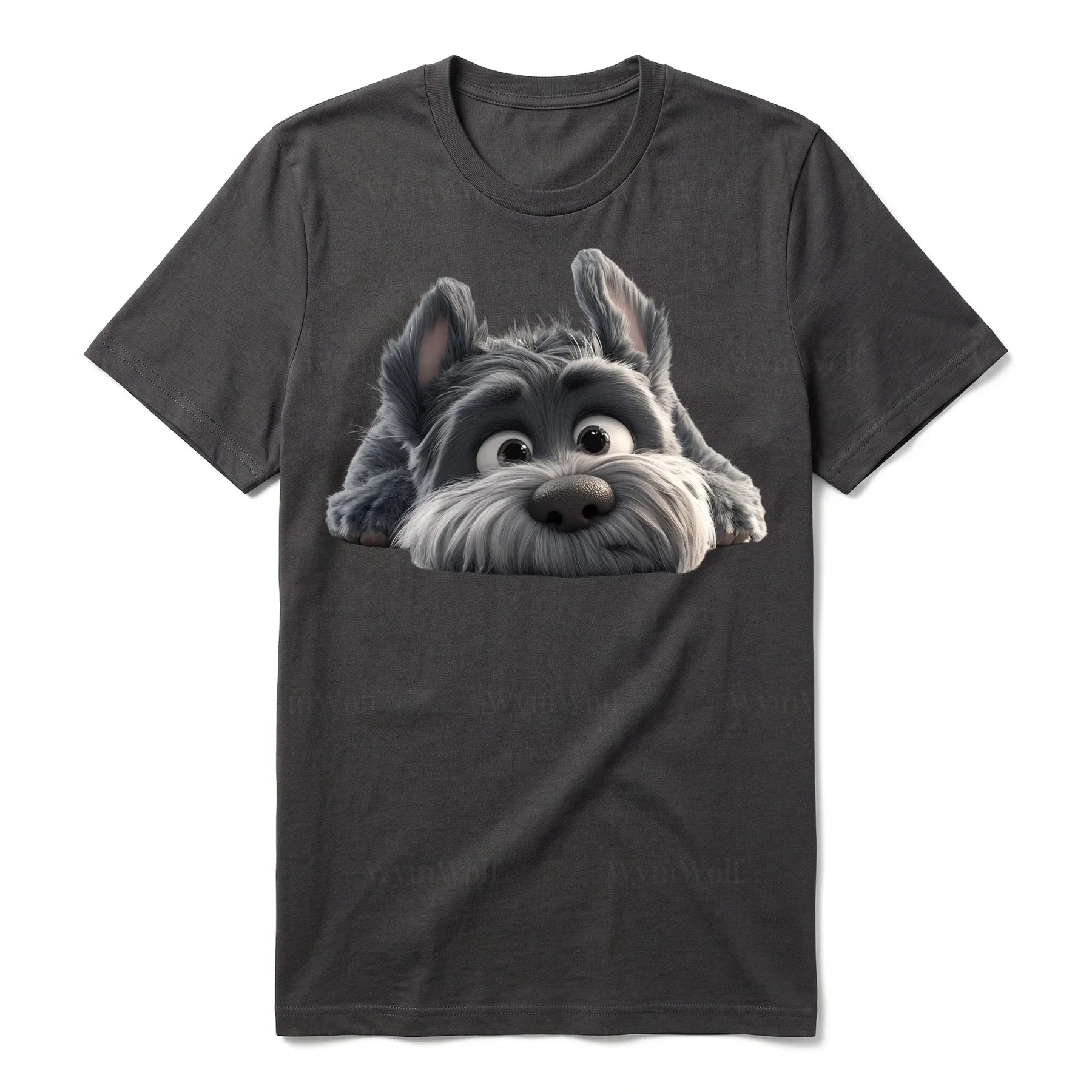 T-shirt Dog graphic 0036 - Dark Gray