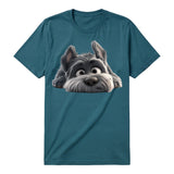 T-shirt Dog graphic 0036 - Deep Teal