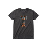 T-shirt Dog graphic 0037 - Dark Gray