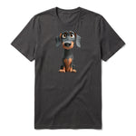 T-shirt Dog graphic 0037 - Dark Gray