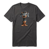 T-shirt Dog graphic 0037 - Dark Gray